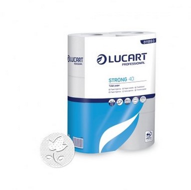 Rollo papel Higiénico Doméstico Lucart Strong 40 2 Capas
