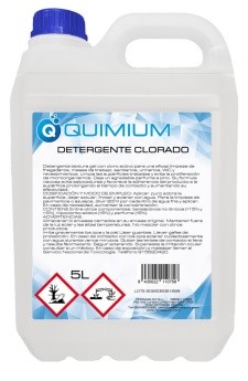 Limpiador Desinfectante Superficies Detergente Clorado Quimium 5L