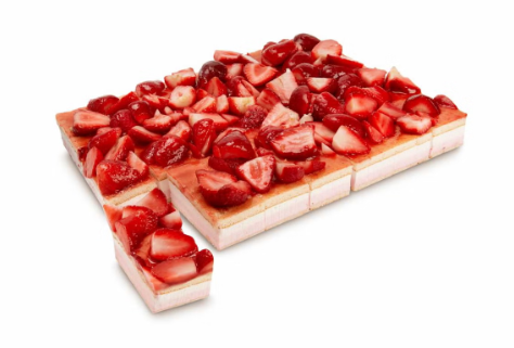 Plancha Nata/Fresas Precort 21 u