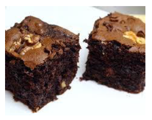 BROWNIE DE CHOCOLATE Y NUECES_Plancha 3,3 kg / CONX.