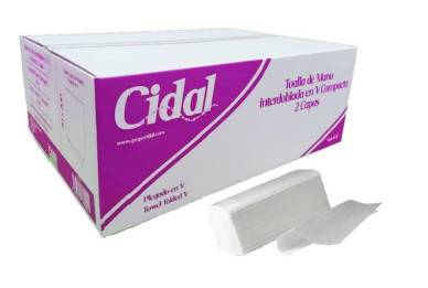 TOALLA COMPACTA INTERDOBLADA EN V Z5019 15 UNID.