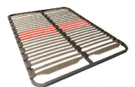 SOMIER MULTILAMINAS + 5 PATAS - 160X190 CM
